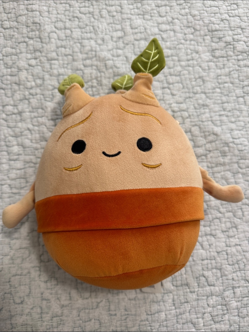 Harry Potter mandrake squish mellow- Orange, Tan & Green